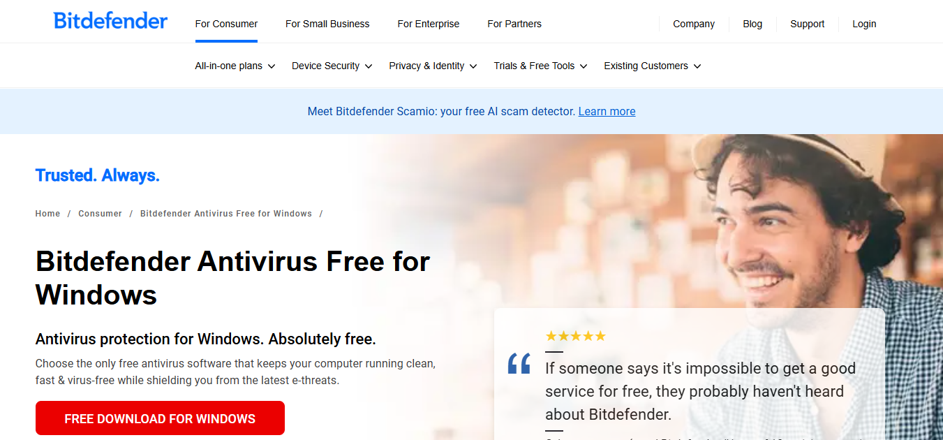 Bit Defender HomePage