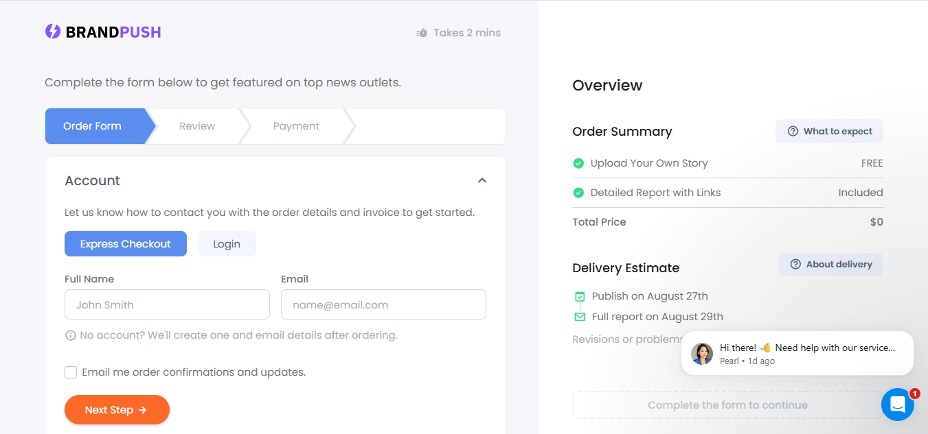 Brand Push Pricing