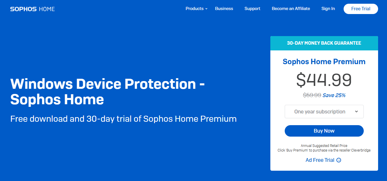 Sophos HomePage