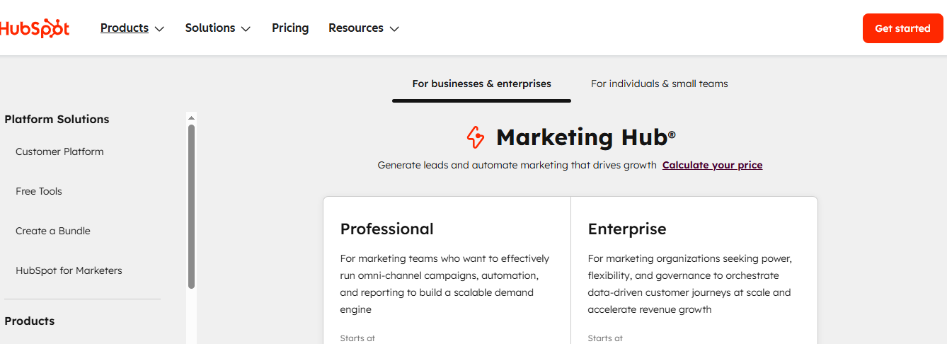 HubSpot Marketing Hub