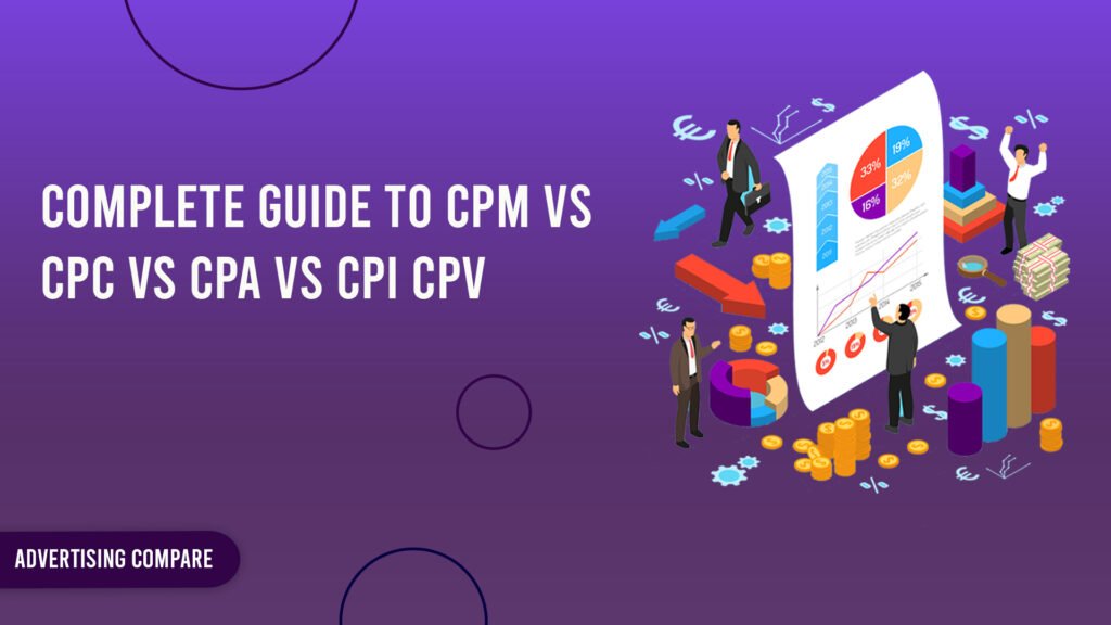 COMPLETE GUIDE TO CPM VS CPC VS CPA VS CPI CPV www.theadcompare.com