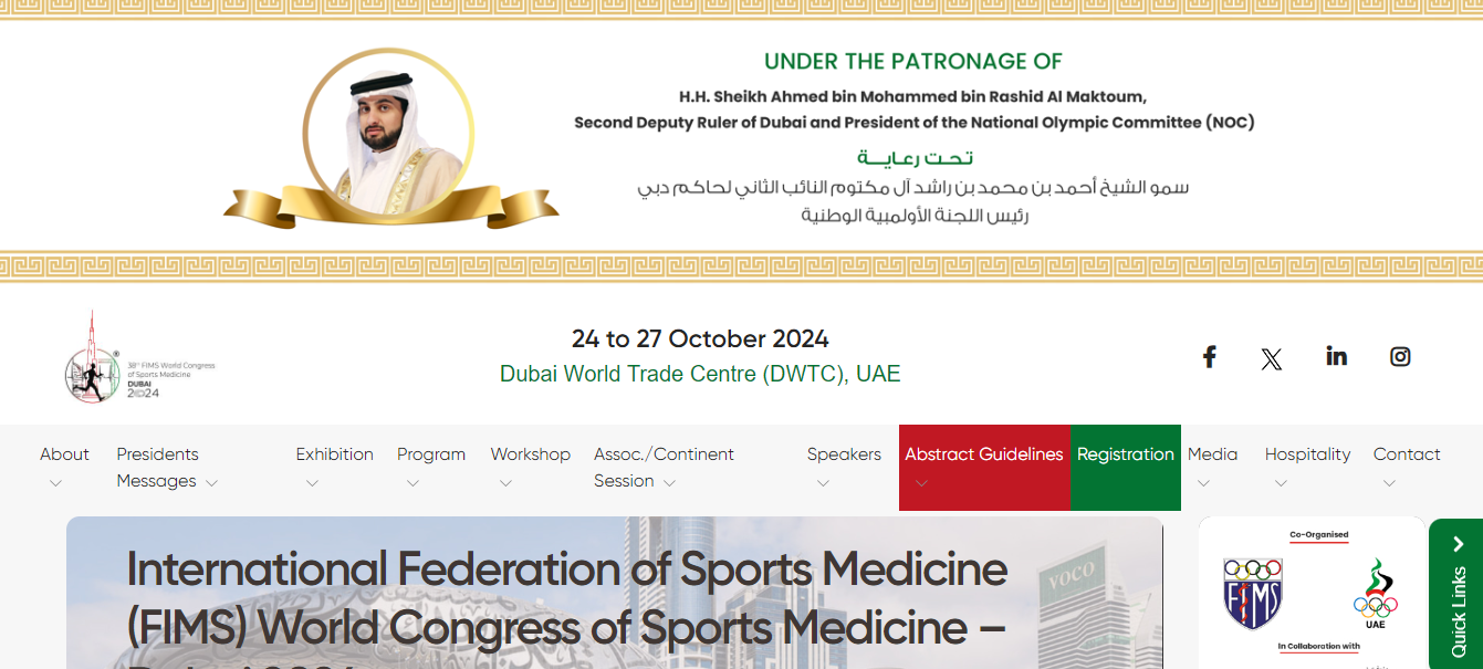 Conference of Sports Medicine Worldwide (WCSM) and International Federation of Sports Medicine Conference (FIMS) www.theadcompare.com