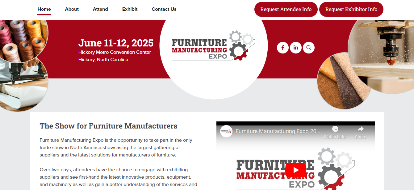 Furniture Manufacturing Expo www.theadcompare.com