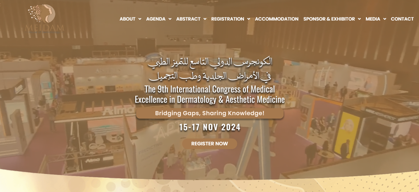 MEIDAM 2024, or the ninth Middle East Conference and Exhibition on Dermatology and Aesthetic Medicine www.theadcompare.com