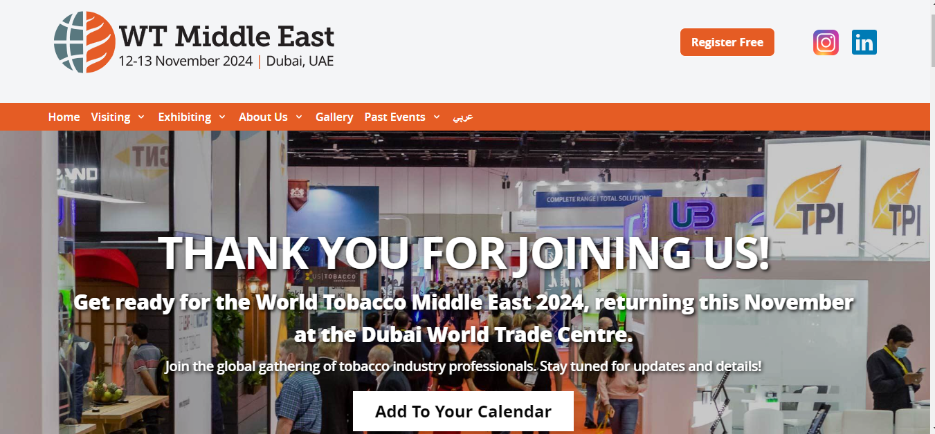 Middle East World Tobacco www.theadcompare.com