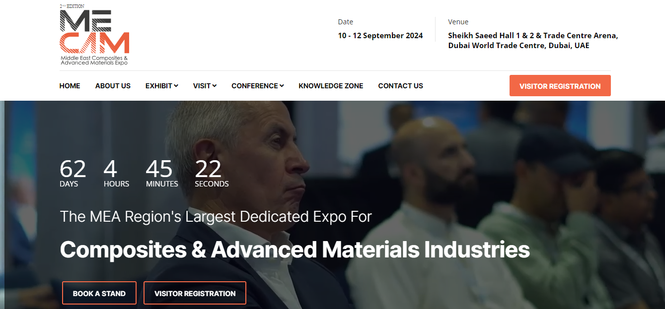 Synopsis of Middle East Composites and Advanced Materials Expo www.theadcompare.com