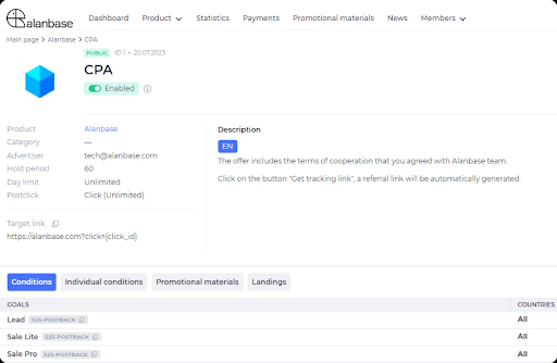 AlanBase CPA Dashboard www.theadcompare.com