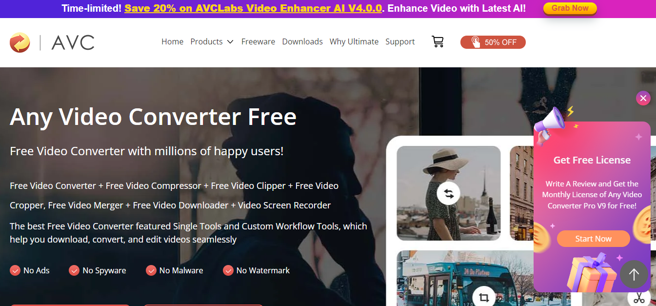 Any Video Converter www.theadcompare.com