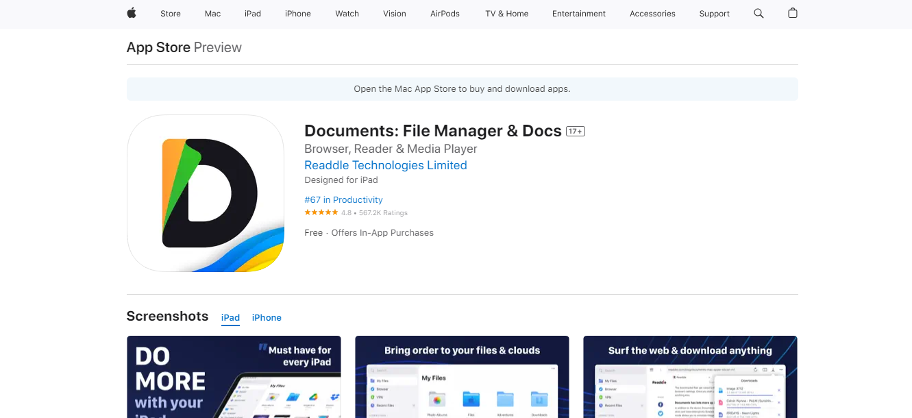 Documents File Manager & Docs www.theadcompare.com