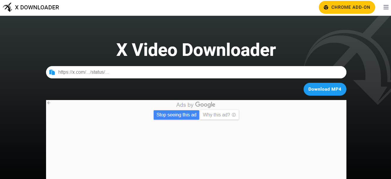 X Downloader www.theadcompare.com