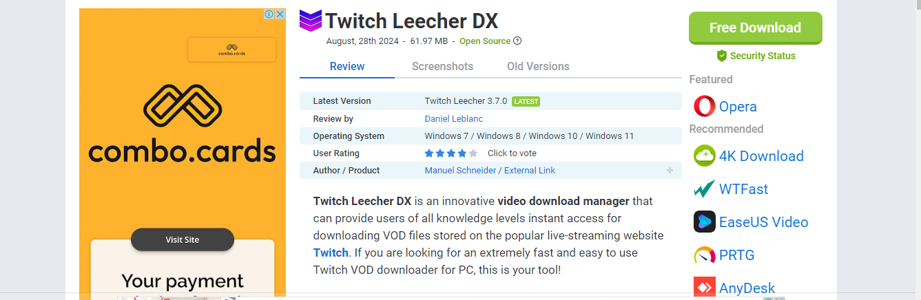 Twitch Leecher www.theadcompare.com