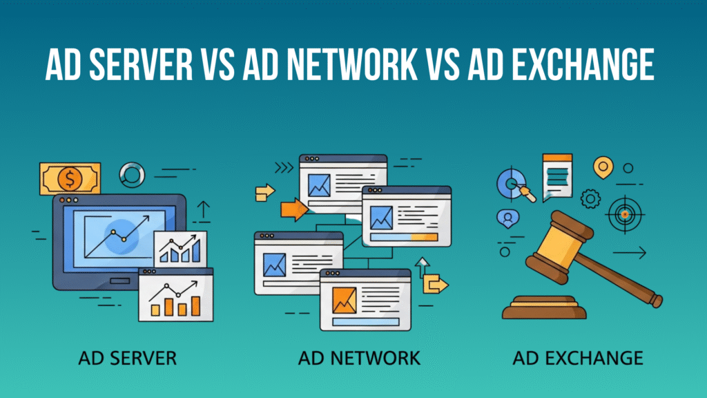 Ad Server vs Ad Network vs Ad Exchange