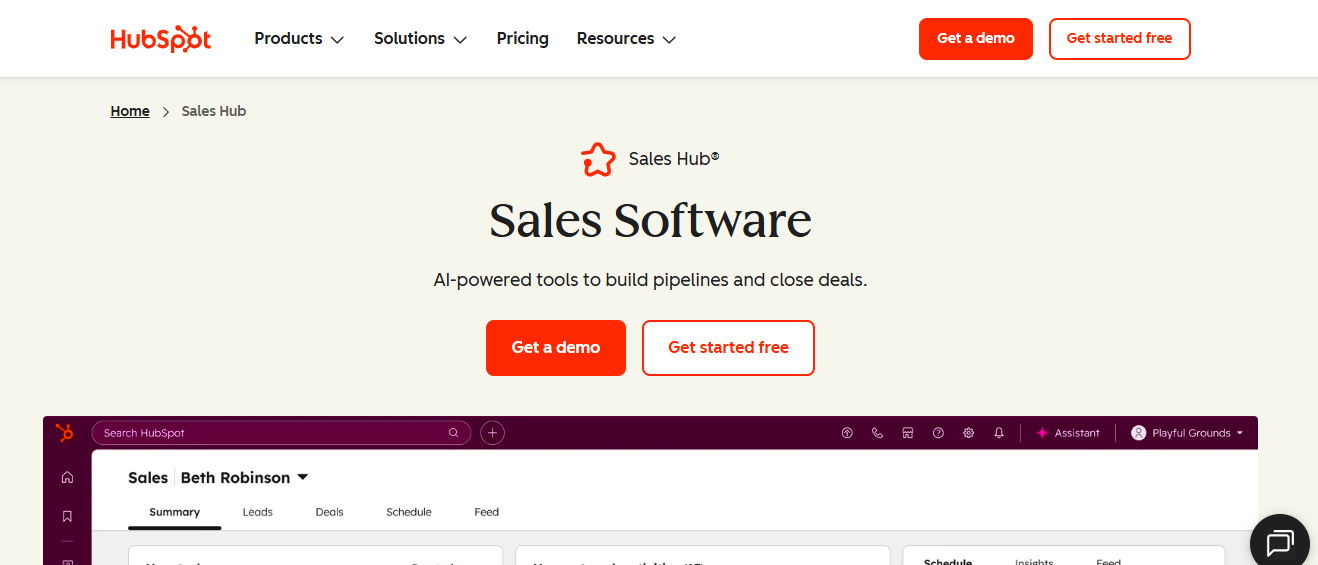 HubSpot Sales Hub
