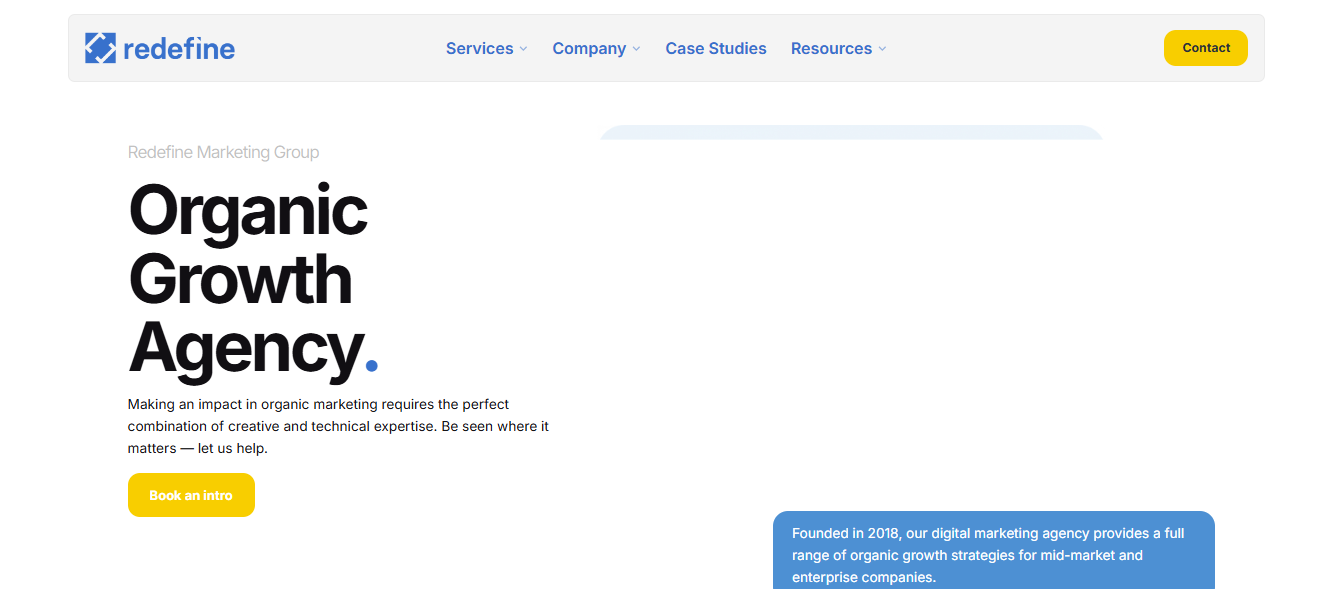 redefine Marketing group