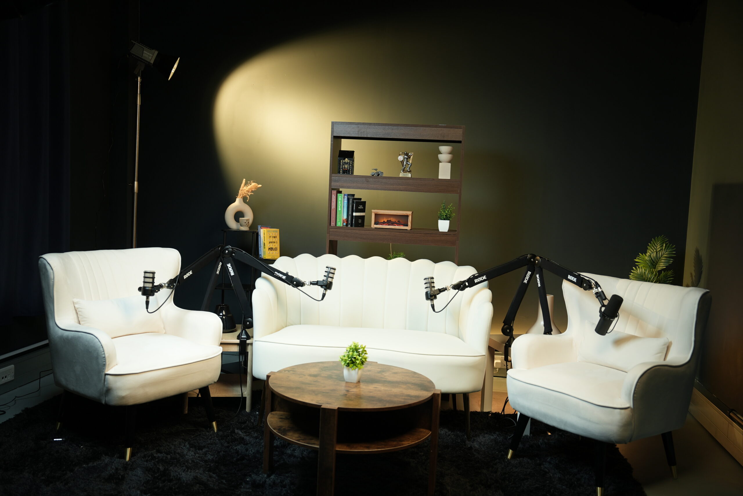podcast studio London setup