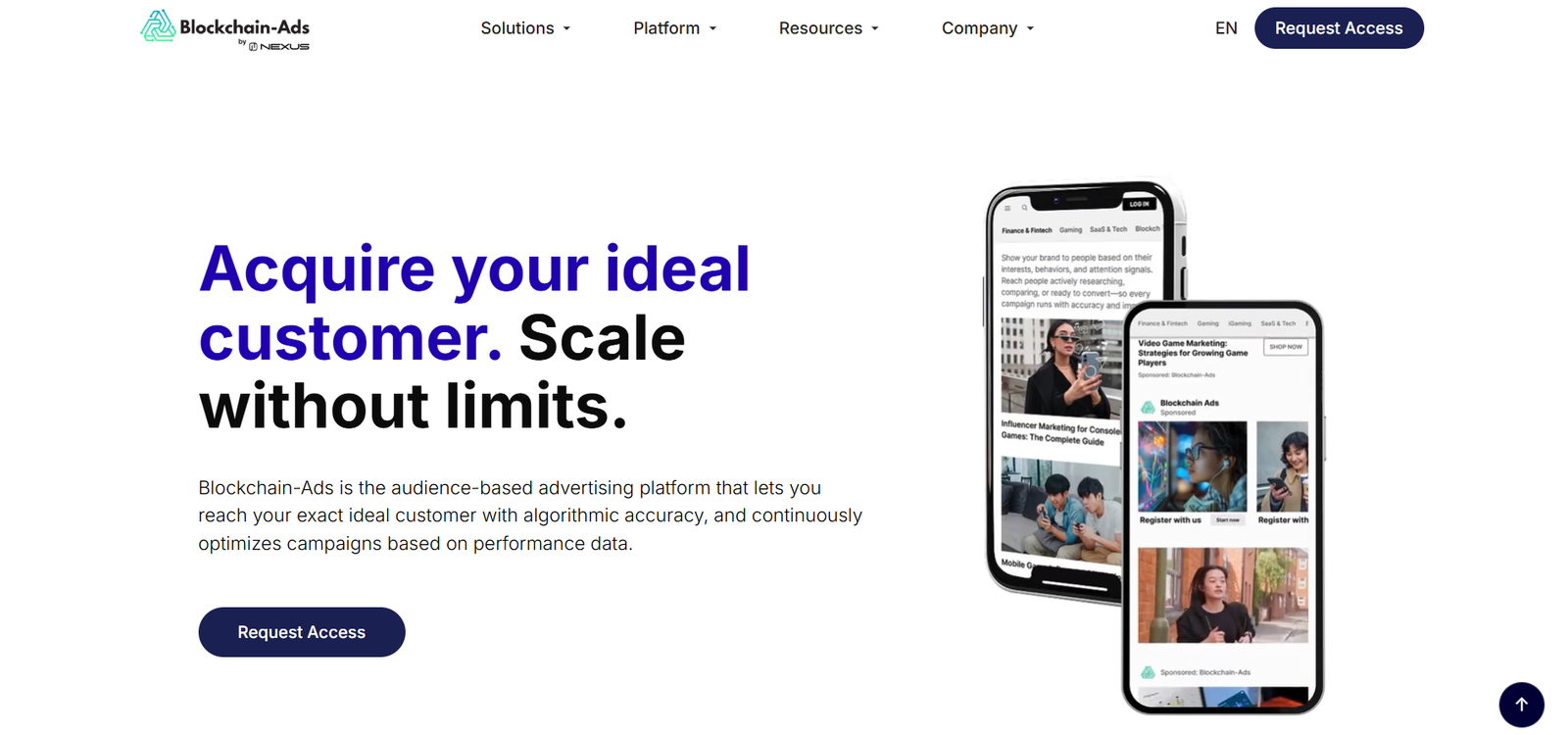 Blockchain-Ads www.theadcompare.com
